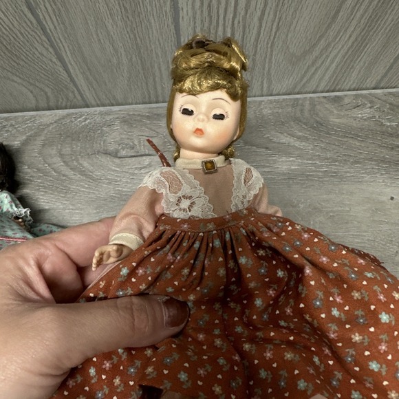Vintage Dolls Madam Alexander Doll Mini Ceramic Dolls Creepy Porcelain Mini Doll - Picture 12 of 16